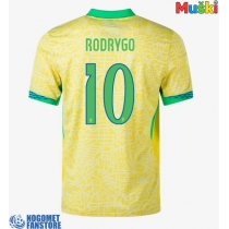 Brazil Rodrygo Goes #10 Domaci Dres Copa America 2024 Kratak Rukav